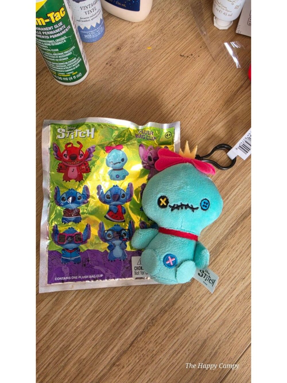 Disney Stitch Scrump Plush Bag Clip Keychain Monogram International Mystery Blin - Picture 5 of 5